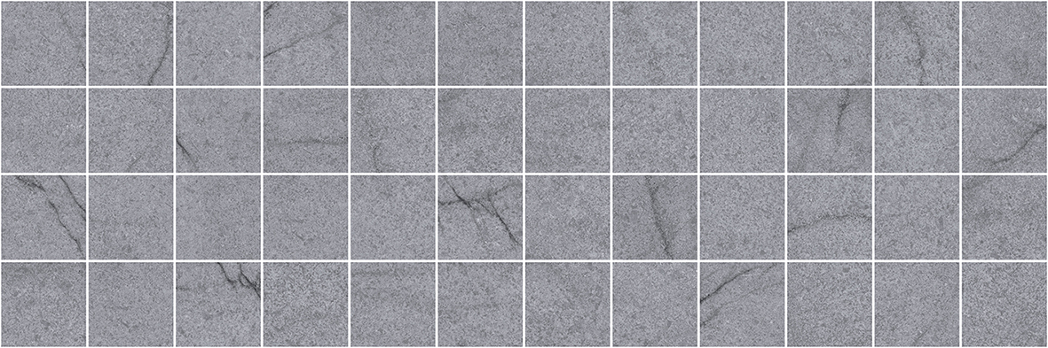 Rock Декор мозаичный серый MM11187 20х60
