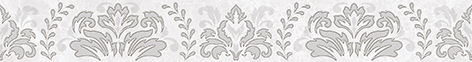Afina Damask Бордюр серый 56-03-06-456 5х40