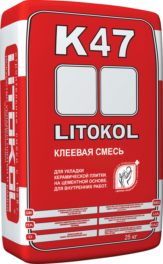 LITOKOL K47 клеевая смесь 25kg