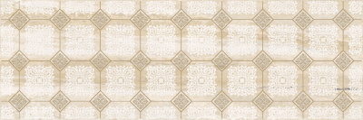 Глосси Декор бежевый 20х60