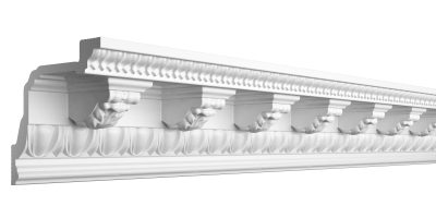 Плинтус потолочный Де-Багет Декор ДП 06/140