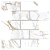 Marble Trend Мозаика K-1001/MR/m13/30,7x30,7 Calacatta