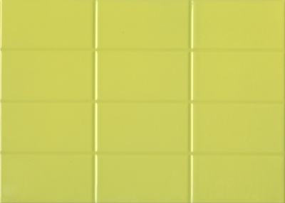 Mono Плитка настенная салатовая (MYM351R) 25x35