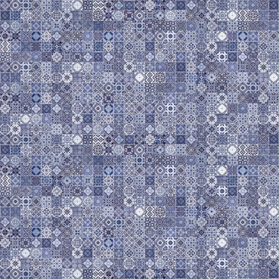 Хаммам глаз. керамогранит голубой (16105) 42x42