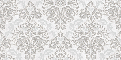 Afina Damask Декор серый 08-03-06-456 20х40