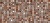 Hammam облицовочная плитка рельеф коричневый (HAG111D) 20x44