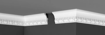 Плинтус потолочный Де-Багет Декор ДП 18/90