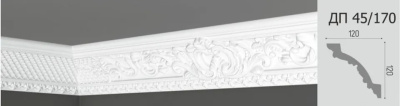 Плинтус потолочный Де-Багет Декор ДП 45/170