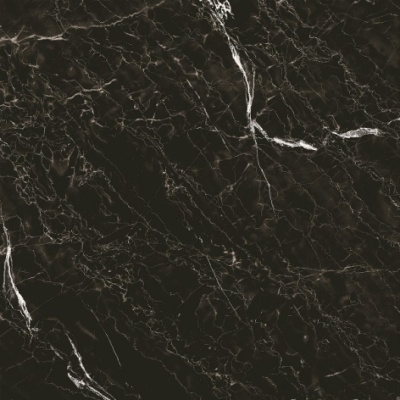 Classic Marble Snow Black Керамогранит черный глянцевый, GT-272/gr 40х40