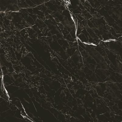 Classic Marble Snow Black Керамогранит черный глянцевый, GT-272/gr 40х40