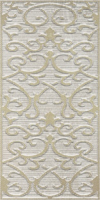 Дежа Вю Голд Вайт Декор Damask (K941991) 30x60