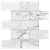 Marble Trend Мозаика K-1000/MR/m13/30,7x30,7 Carrara